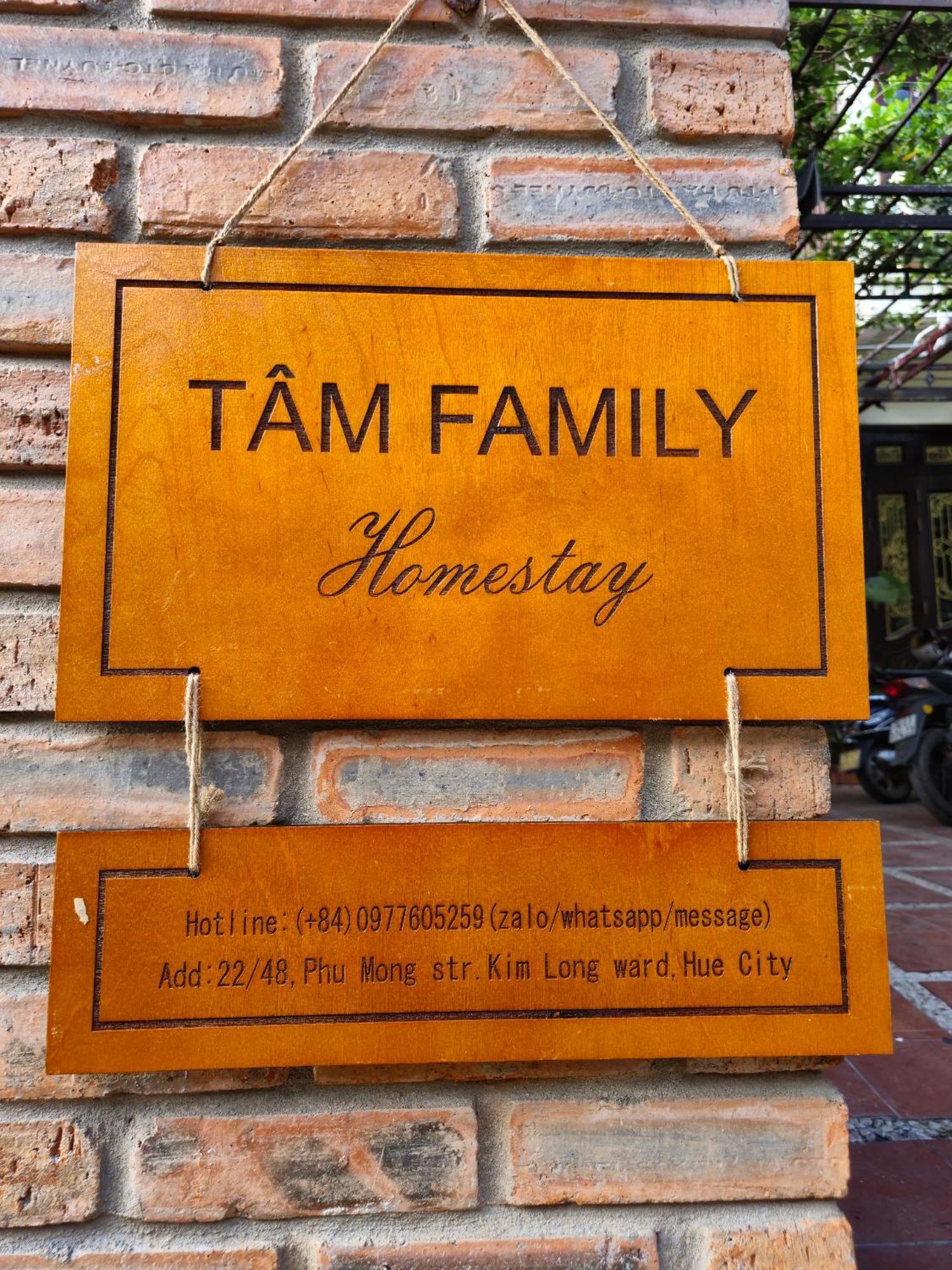 Tam Family Homestay-Hue Exterior foto